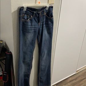 Royal Blue brand bootcut jeans